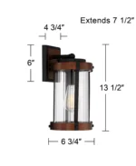 SCE Lighting Stan Industrial Outdoor Wall Light - Image 3